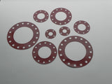 Full Face Gasket; Class 125; 1/16" Thick SBR Material