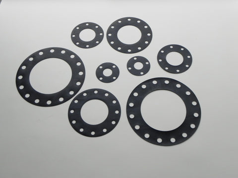 Full Face Gasket; Class 125; 1/16" Thick Nitrile (Buna) Material