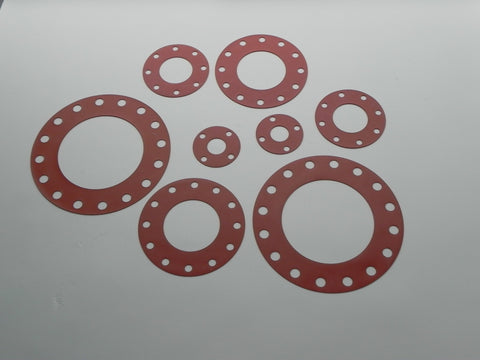 Full Face Gasket; Class 125; 1/16" Thick Silicone Material